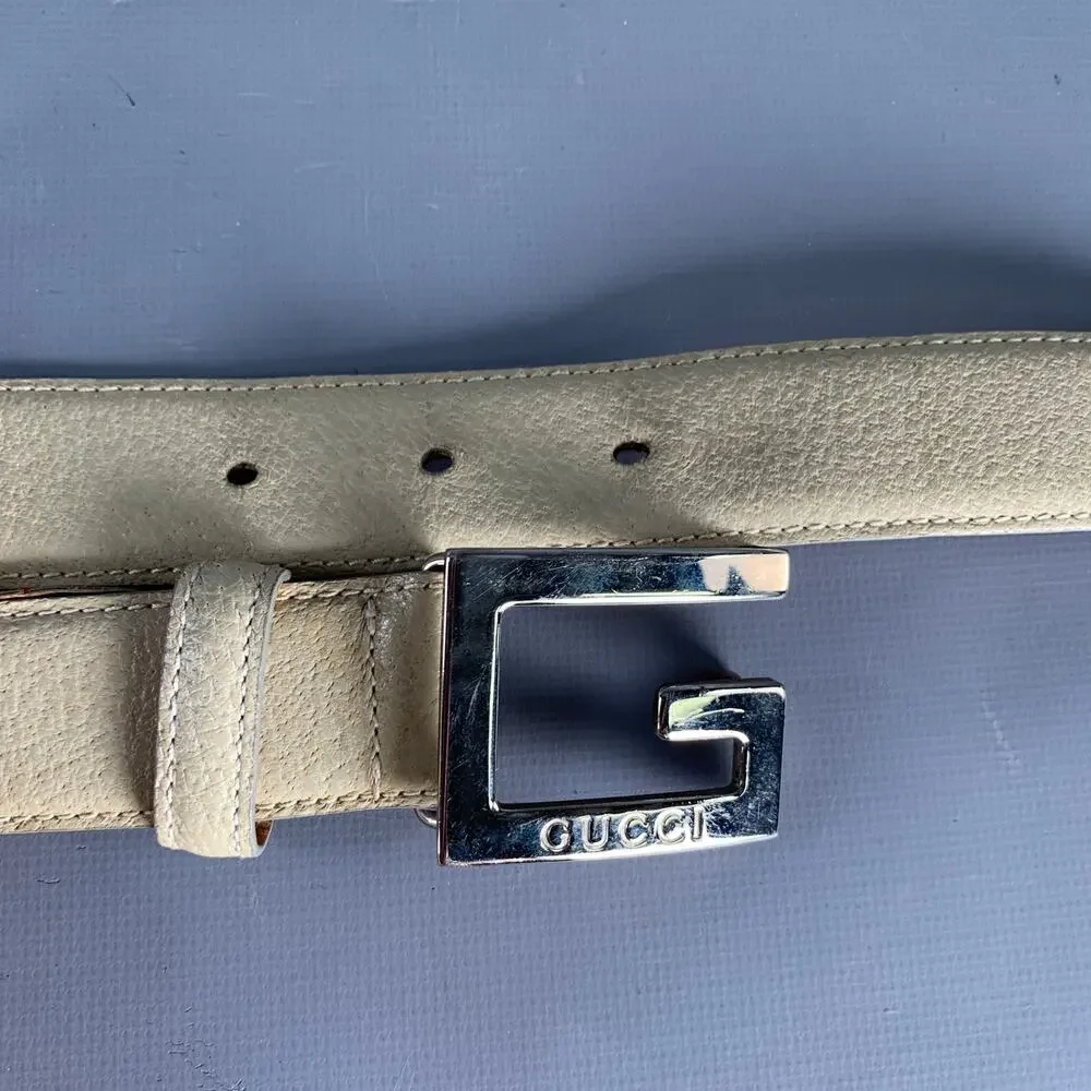 Gucci belt in beige